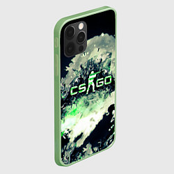 Чехол для iPhone 12 Pro Max CS GO green, цвет: 3D-салатовый — фото 2