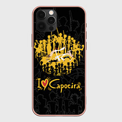 Чехол iPhone 12 Pro Max I love Capoeira Heart