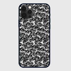 Чехол для iPhone 12 Pro Max Череп без зубов, цвет: 3D-черный