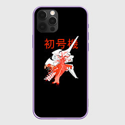 Чехол для iPhone 12 Pro Max Евангелион: EVA-01, цвет: 3D-сиреневый