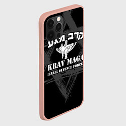 Чехол для iPhone 12 Pro Max Krav-maga emblem, цвет: 3D-светло-розовый — фото 2
