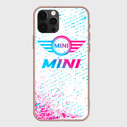 Чехол для iPhone 12 Pro Max Mini neon gradient style, цвет: 3D-светло-розовый