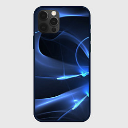 Чехол для iPhone 12 Pro Max Свечение - абстракция, цвет: 3D-черный