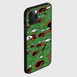 Чехол для iPhone 12 Pro Max Пепе лягушка, цвет: 3D-черный — фото 2