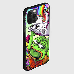 Чехол для iPhone 12 Pro Max Pepes world, цвет: 3D-черный — фото 2