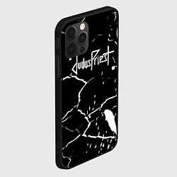 Чехол для iPhone 12 Pro Max Judas Priest музыка лед лодони, цвет: 3D-черный — фото 2