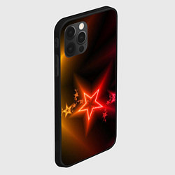 Чехол для iPhone 12 Pro Max Звёзды с неоновым свечением, цвет: 3D-черный — фото 2