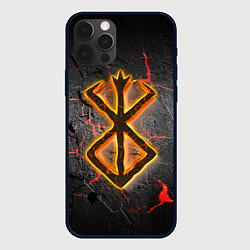 Чехол для iPhone 12 Pro Max Berserk fire, цвет: 3D-черный