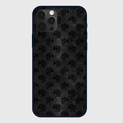Чехол для iPhone 12 Pro Max Черные драконы, цвет: 3D-черный