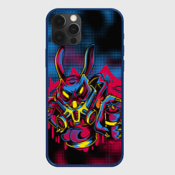 Чехол для iPhone 12 Pro Max Год сумасшедшего кролика, цвет: 3D-тёмно-синий