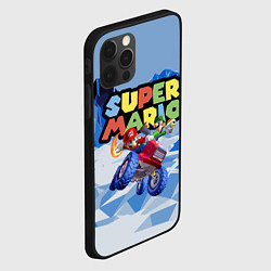 Чехол для iPhone 12 Pro Max Марио и Луиджи гонщики - Super Mario, цвет: 3D-черный — фото 2