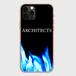 Чехол для iPhone 12 Pro Max Architects blue fire, цвет: 3D-светло-розовый