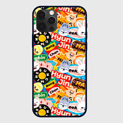 Чехол iPhone 12 Pro Max Skzoo stickers characters