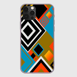 Чехол iPhone 12 Pro Max Фон из разноцветных квадратов