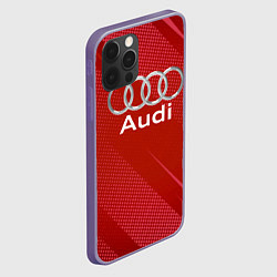 Чехол для iPhone 12 Pro Max Audi abstraction, цвет: 3D-серый — фото 2