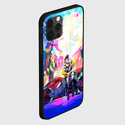 Чехол для iPhone 12 Pro Max Cyberpunk Edgerunners Люси и Дэвид, цвет: 3D-черный — фото 2