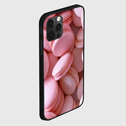 Чехол для iPhone 12 Pro Max Красные и розовые кексы, цвет: 3D-черный — фото 2