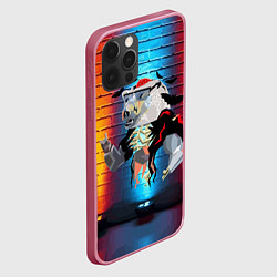 Чехол для iPhone 12 Pro Max Мишка-зомби - Halloween, цвет: 3D-малиновый — фото 2