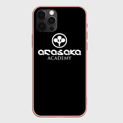 Чехол для iPhone 12 Pro Max Киберпанк - Arasaka Academy, цвет: 3D-светло-розовый