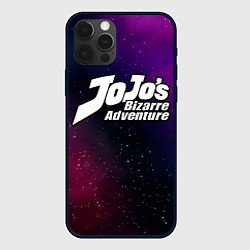 Чехол для iPhone 12 Pro Max JoJo Bizarre Adventure gradient space, цвет: 3D-черный