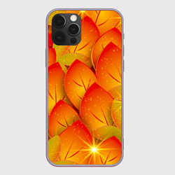 Чехол iPhone 12 Pro Max Осенние желтые листья