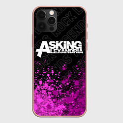 Чехол iPhone 12 Pro Max Asking Alexandria rock legends: символ сверху