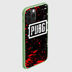 Чехол для iPhone 12 Pro Max PUBG white grunge, цвет: 3D-салатовый — фото 2