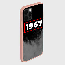 Чехол для iPhone 12 Pro Max 1967 - в красной рамке на темном, цвет: 3D-светло-розовый — фото 2