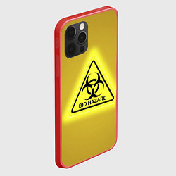 Чехол для iPhone 12 Pro Max Biohazard - биологическая опасность, цвет: 3D-красный — фото 2