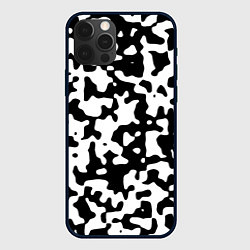 Чехол для iPhone 12 Pro Max Камуфляж Cowskin средний, цвет: 3D-черный