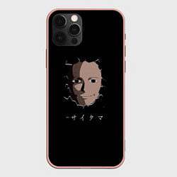 Чехол для iPhone 12 Pro Max One-Punch Man, цвет: 3D-светло-розовый