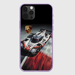 Чехол iPhone 12 Pro Max Porsche - racing team - motorsport