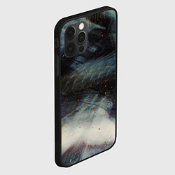 Чехол для iPhone 12 Pro Max Туман и тьма в абстракции, цвет: 3D-черный — фото 2