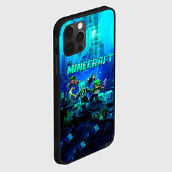 Чехол для iPhone 12 Pro Max Minecraft water, цвет: 3D-черный — фото 2