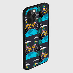Чехол для iPhone 12 Pro Max Велопрогулка, цвет: 3D-черный — фото 2