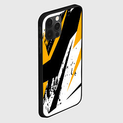 Чехол для iPhone 12 Pro Max Гоночная абстракция, цвет: 3D-черный — фото 2