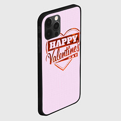 Чехол для iPhone 12 Pro Max Happy Valentines Day!, цвет: 3D-черный — фото 2