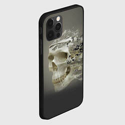 Чехол для iPhone 12 Pro Max Vanguard skull - destroyed, цвет: 3D-черный — фото 2