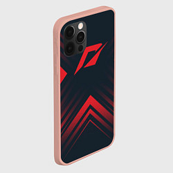 Чехол для iPhone 12 Pro Max Красный символ Need for Speed на темном фоне со ст, цвет: 3D-светло-розовый — фото 2