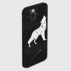 Чехол для iPhone 12 Pro Max Созвездие волка - волк из звезд, цвет: 3D-черный — фото 2