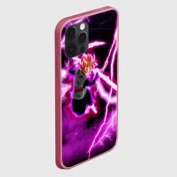 Чехол для iPhone 12 Pro Max Гоку Блек Аниме Dragon Ball, цвет: 3D-малиновый — фото 2