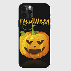 Чехол для iPhone 12 Pro Max Halloween : тыква, цвет: 3D-черный