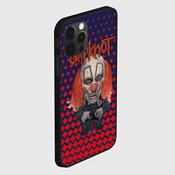 Чехол для iPhone 12 Pro Max Slipknot clown, цвет: 3D-черный — фото 2