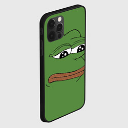 Чехол для iPhone 12 Pro Max Лягушонок Pepe грустит, цвет: 3D-черный — фото 2