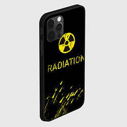 Чехол для iPhone 12 Pro Max Radiation - радиационная опасность, цвет: 3D-черный — фото 2