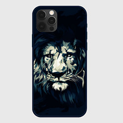 Чехол iPhone 12 Pro Max Голова царя-зверей льва