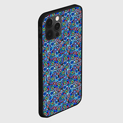 Чехол для iPhone 12 Pro Max Паттерн из цветочных узоров, цвет: 3D-черный — фото 2