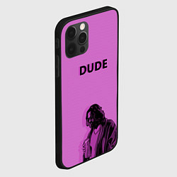 Чехол для iPhone 12 Pro Max Большой Лебовски DUDE, цвет: 3D-черный — фото 2