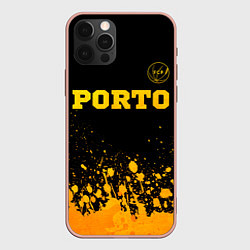 Чехол iPhone 12 Pro Max Porto - gold gradient: символ сверху