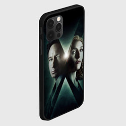 Чехол для iPhone 12 Pro Max X - Files, цвет: 3D-черный — фото 2